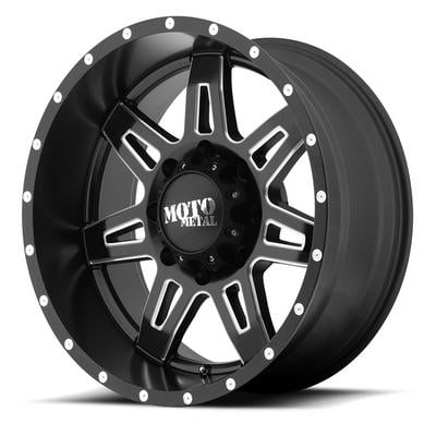 Moto Metal MO975 Satin Black Milled Wheels | 4wheelparts.com